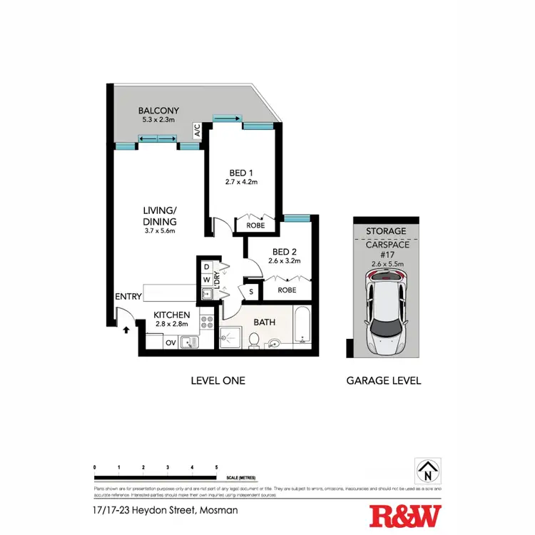 Floorplan of Homely apartment listing, 17/17-23 Heydon Street, Mosman NSW 2088