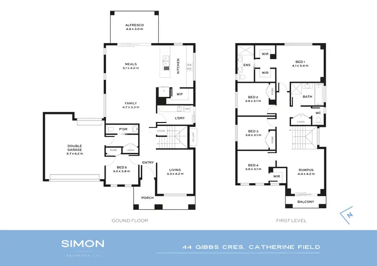 Floorplan of Homely house listing, 44 Gibbs Crescent, Catherine Field NSW 2557
