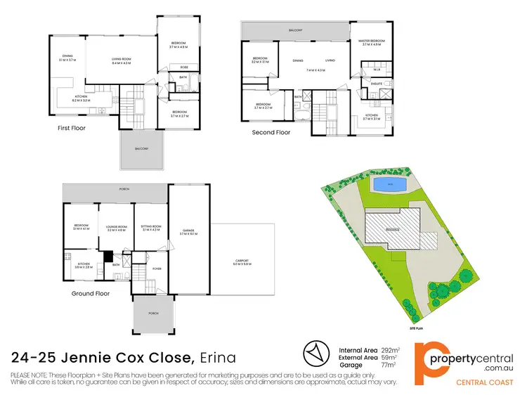 Floorplan of Homely house listing, 24-25 Jennie Cox Close, Erina NSW 2250