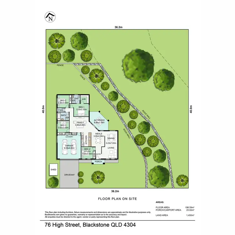 Floorplan of Homely house listing, 76 High Street, Blackstone QLD 4304