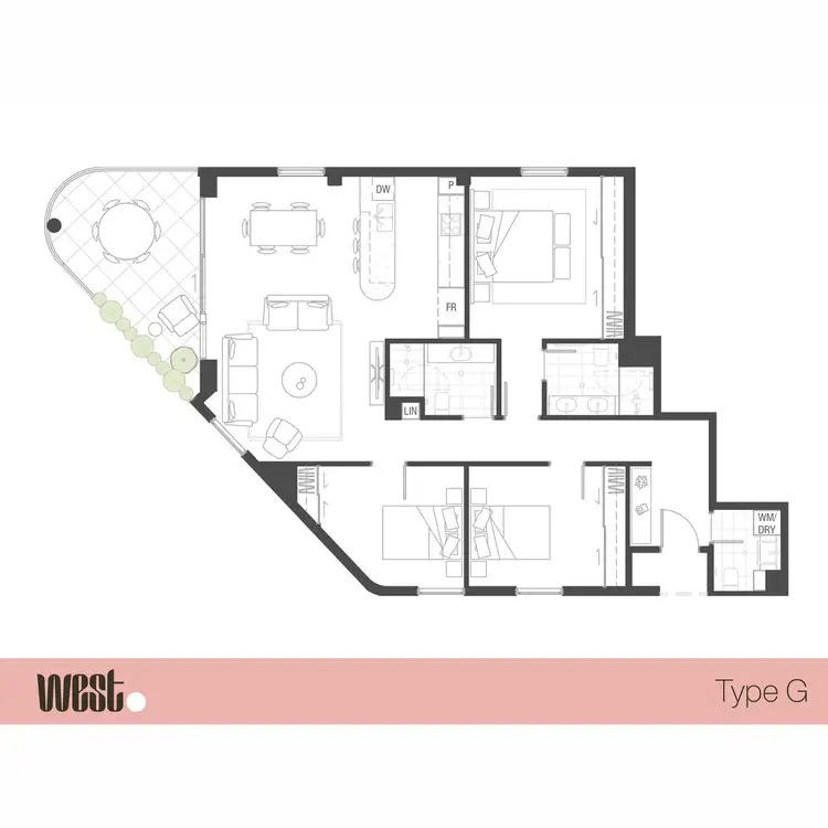 Floorplan of Homely apartment listing, 603/141 West Parade, Mount Lawley WA 6050