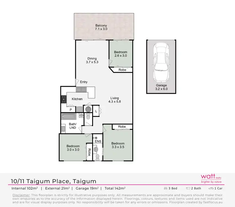 Floorplan of Homely apartment listing, 10/11 Taigum Place, Taigum QLD 4018