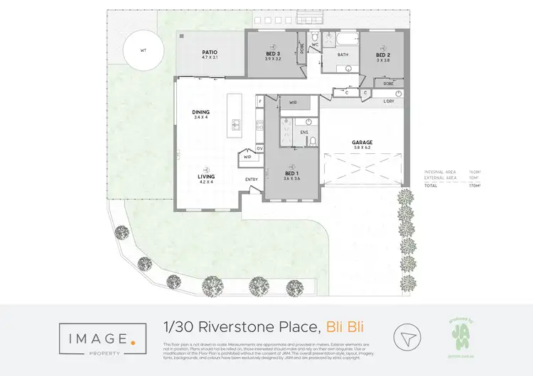 Floorplan of Homely unit listing, 1/30 Riverstone Place, Bli Bli QLD 4560