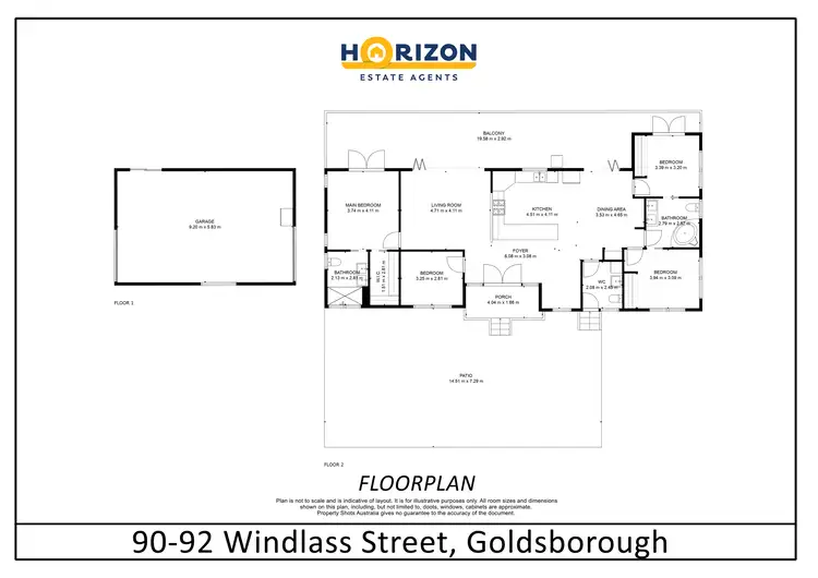 Floorplan of Homely house listing, 90-92 Windlass Street, Goldsborough QLD 4865