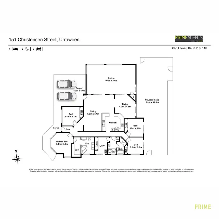 Floorplan of Homely house listing, 143-151 Christensen Street, Urraween QLD 4655