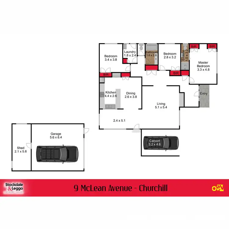 Floorplan of Homely house listing, 9 McLean Avenue, Churchill VIC 3842