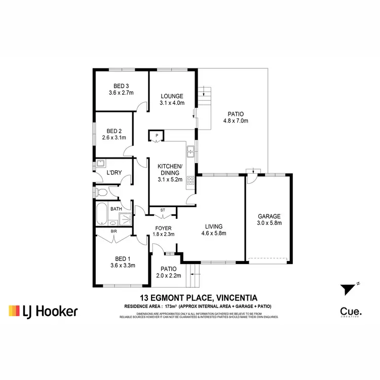 Floorplan of Homely house listing, 13 Egmont Place, Vincentia NSW 2540