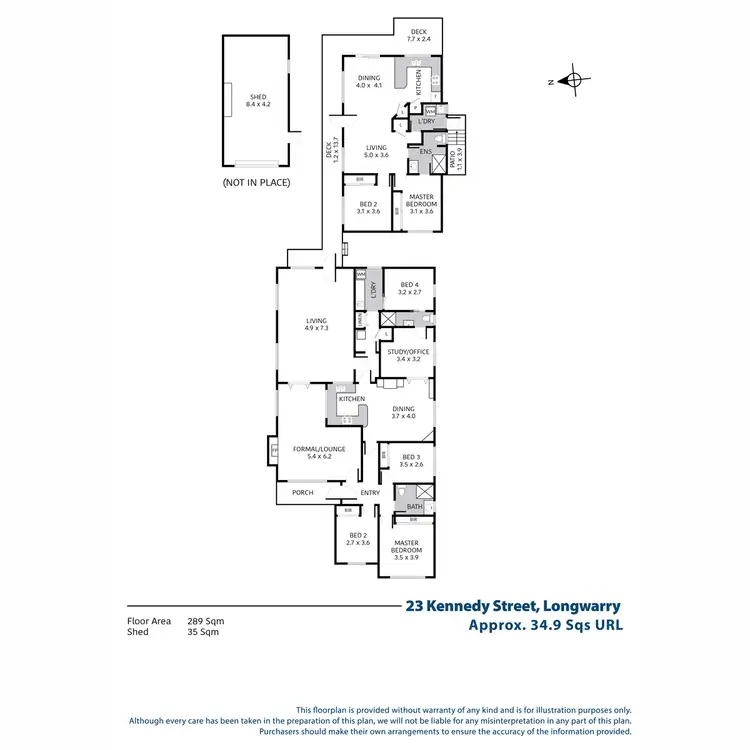 Floorplan of Homely house listing, 23 Kennedy Street, Longwarry VIC 3816
