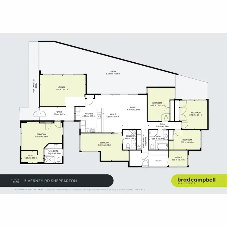 Floorplan of Homely house listing, 5 Verney Road, Shepparton VIC 3630