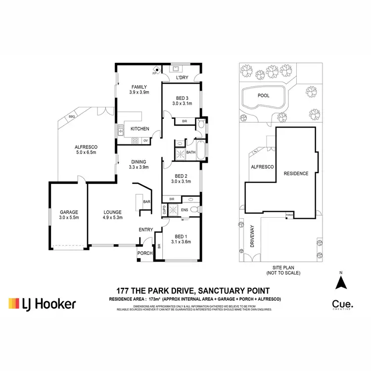 Floorplan of Homely house listing, 177 The Park Drive, Sanctuary Point NSW 2540