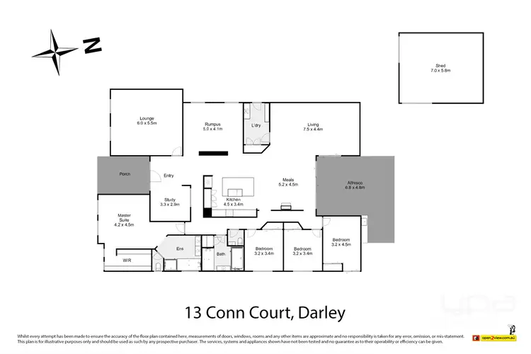 Floorplan of Homely house listing, 13 Conn Court, Darley VIC 3340