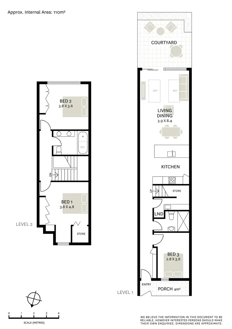 Floorplan of Homely house listing, 1 Ada Street, Erskineville NSW 2043