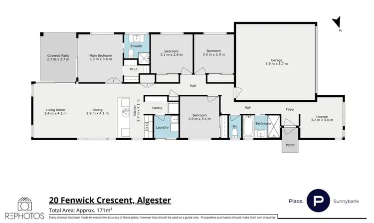 Floorplan of Homely house listing, 20 Fenwick Crescent, Algester QLD 4115