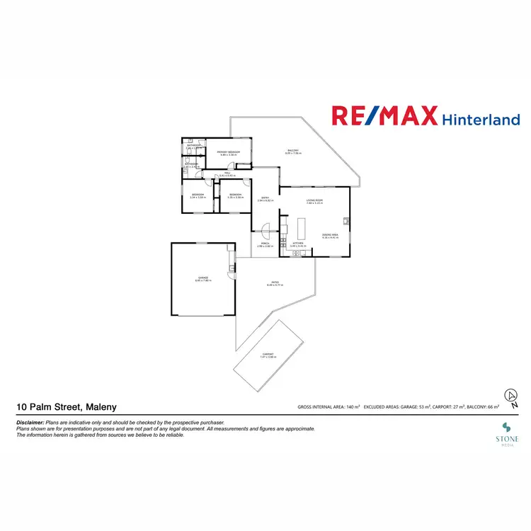 Floorplan of Homely house listing, 10 Palm Street, Maleny QLD 4552