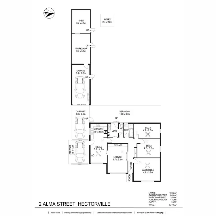 Floorplan of Homely house listing, 2 Alma Street, Hectorville SA 5073