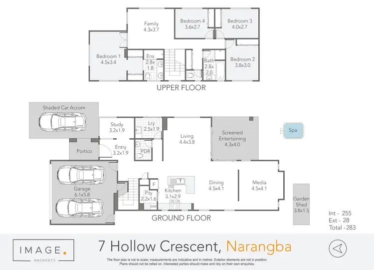 Floorplan of Homely house listing, 7 Hollow Crescent, Narangba QLD 4504