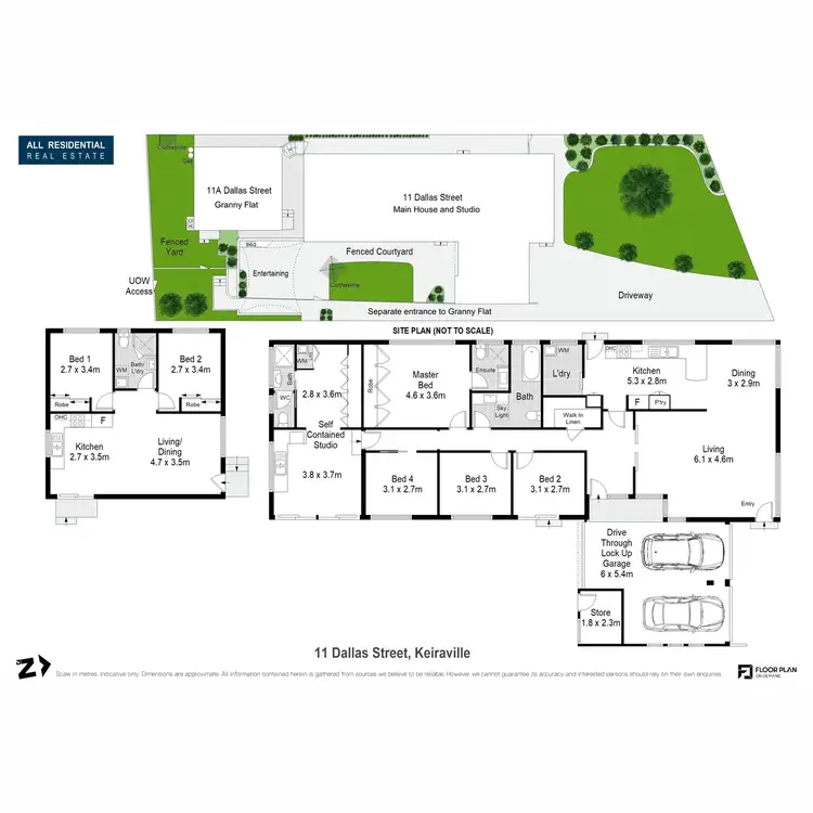 Floorplan of Homely house listing, 11 Dallas Street, Keiraville NSW 2500