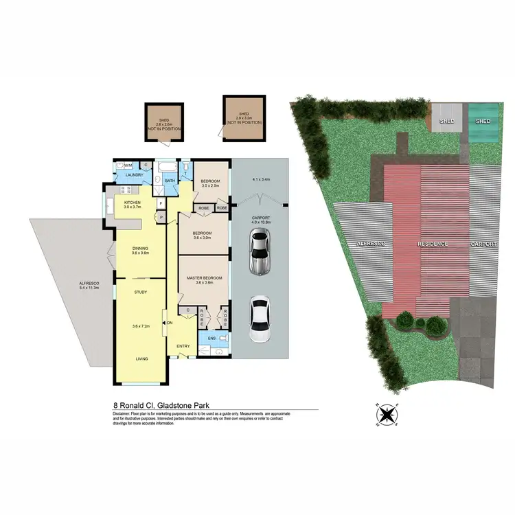 Floorplan of Homely house listing, 8 Ronald Close, Gladstone Park VIC 3043
