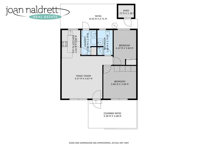 Floorplan of Homely block of units listing, 2-6/266 Beechworth Road, Wodonga VIC 3690