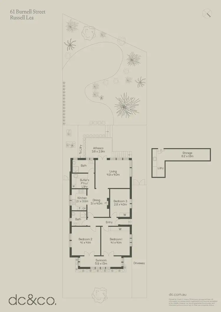 Floorplan of Homely house listing, 61 Burnell Street, Russell Lea NSW 2046