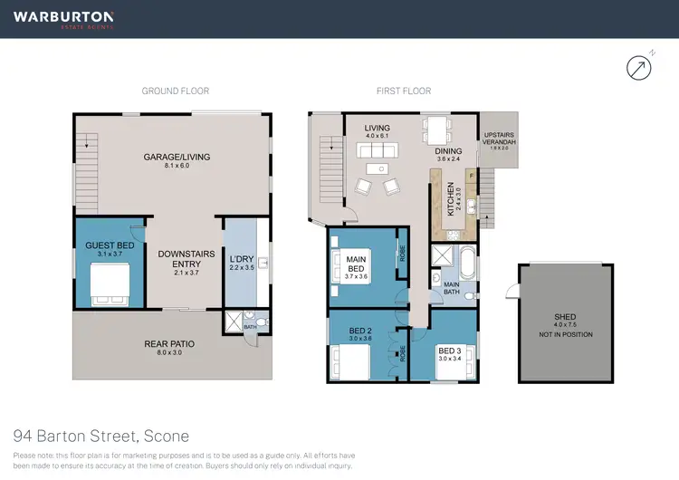 Floorplan of Homely house listing, 94 Barton Street, Scone NSW 2337