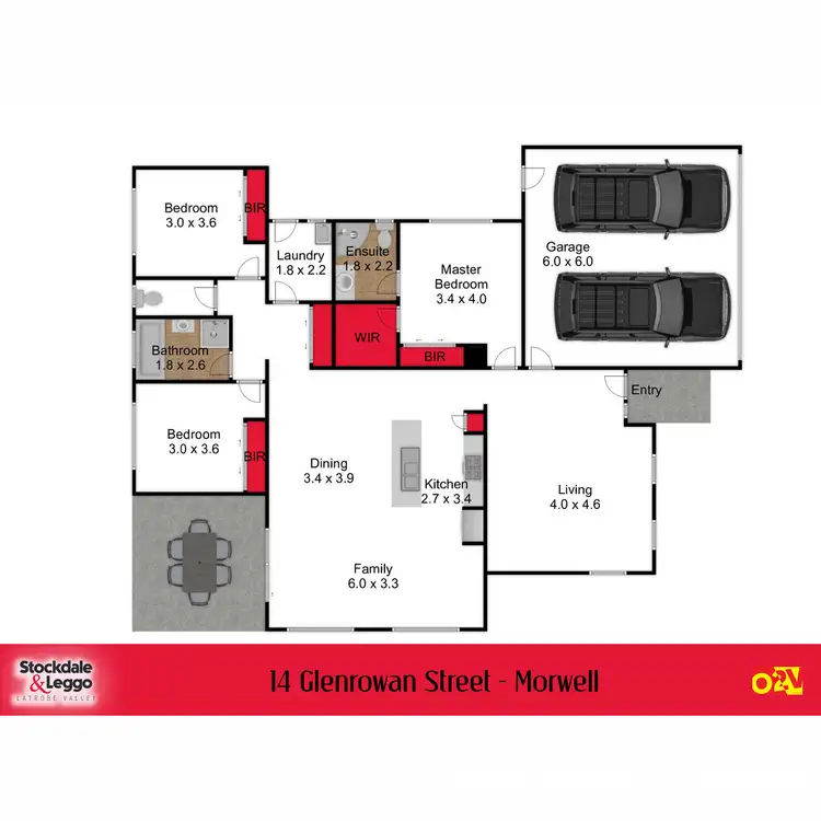 Floorplan of Homely house listing, 14 Glenrowan Street, Morwell VIC 3840