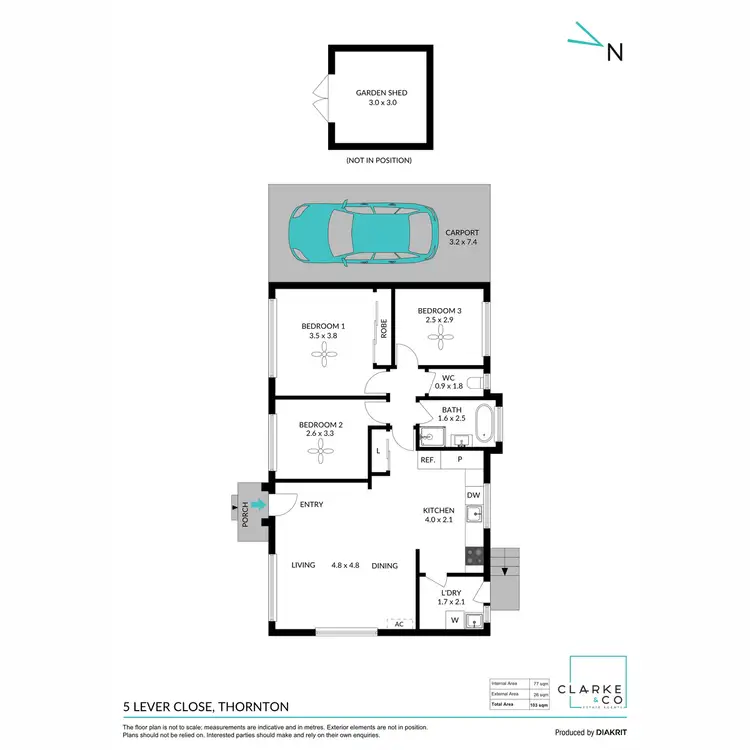 Floorplan of Homely house listing, 5 Lever Close, Thornton NSW 2322