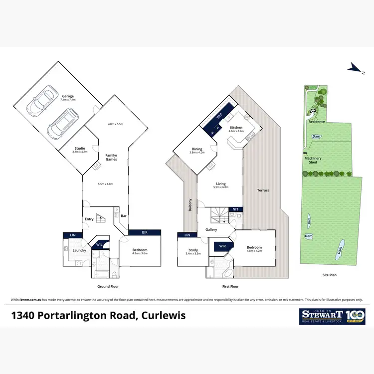 Floorplan of Homely rural property listing, 1310 & 1340 Portarlington Road, Curlewis VIC 3222