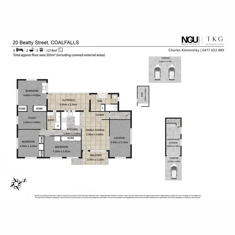 Floorplan of Homely house listing, 20 Beatty Street, Coalfalls QLD 4305