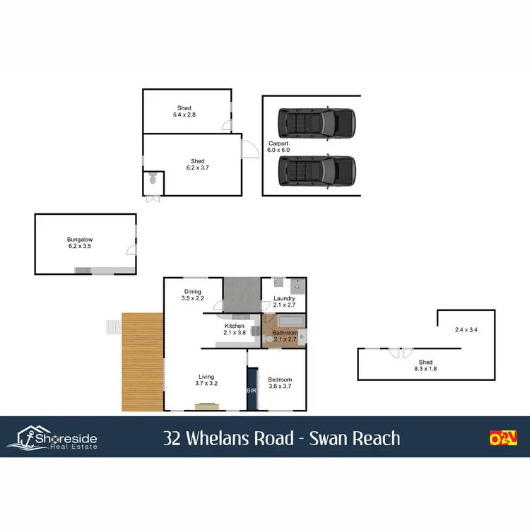 Floorplan of Homely house listing, 32 Whelans Road, Swan Reach VIC 3903