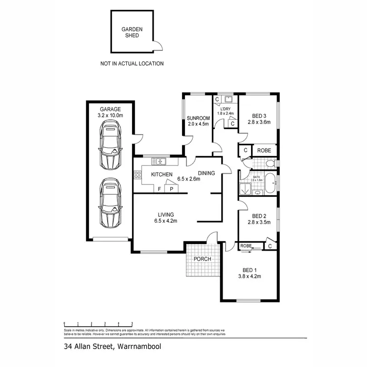 Floorplan of Homely house listing, 34 Allan Street, Warrnambool VIC 3280
