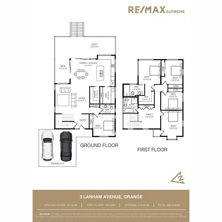 Floorplan of Homely house listing, 3 Lanham Avenue, Grange QLD 4051