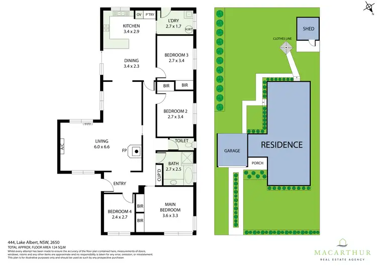 Floorplan of Homely house listing, 444 Lake Albert Road, Lake Albert NSW 2650