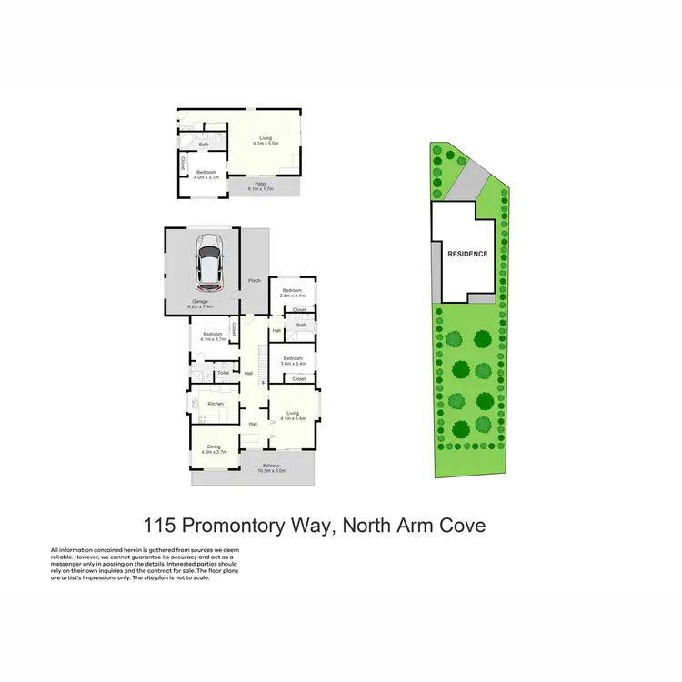 Floorplan of Homely house listing, 115 Promontory Way, North Arm Cove NSW 2324