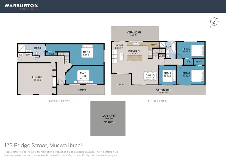 Floorplan of Homely house listing, 173 Bridge Street, Muswellbrook NSW 2333