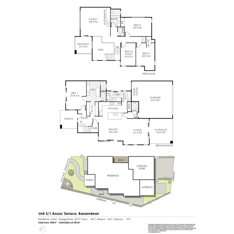 Floorplan of Homely house listing, 3/1 Anzac Terrace, Bassendean WA 6054