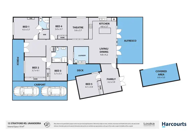 Floorplan of Homely house listing, 13 Stratford Road, Unanderra NSW 2526