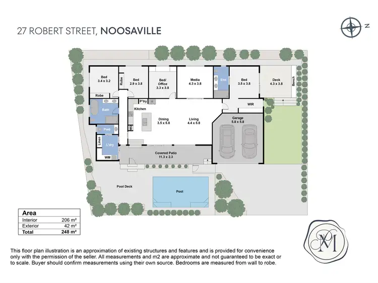 Floorplan of Homely house listing, 27 Robert Street, Noosaville QLD 4566
