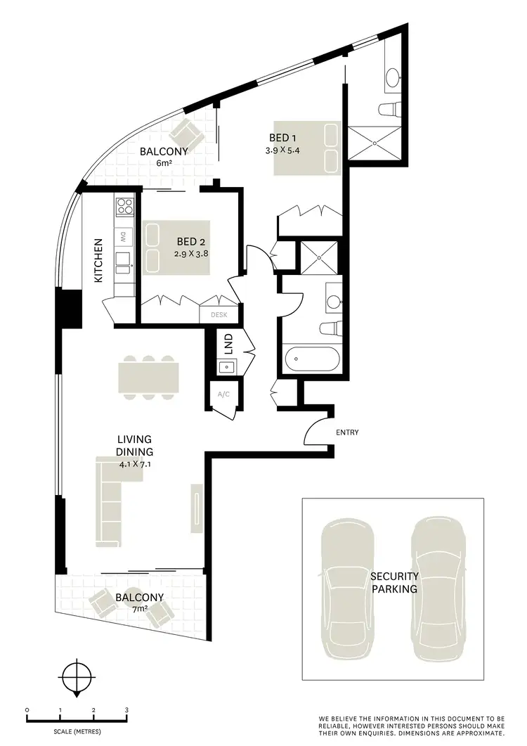 Floorplan of Homely apartment listing, 1303/417-419 Bourke Street, Surry Hills NSW 2010