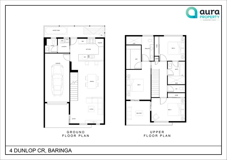 Floorplan of Homely house listing, 4 Dunlop Crescent, Baringa QLD 4551
