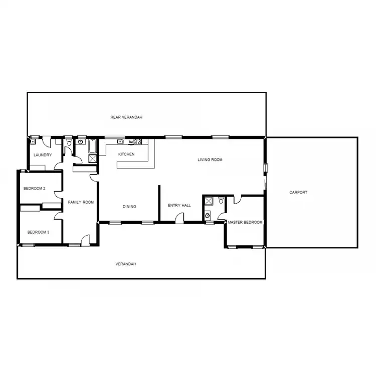 Floorplan of Homely house listing, 88 Grandview Drive, Quorn SA 5433