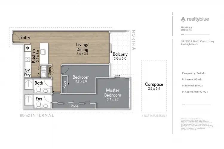 Floorplan of Homely unit listing, 57/1969 Gold Coast Highway, Burleigh Heads QLD 4220