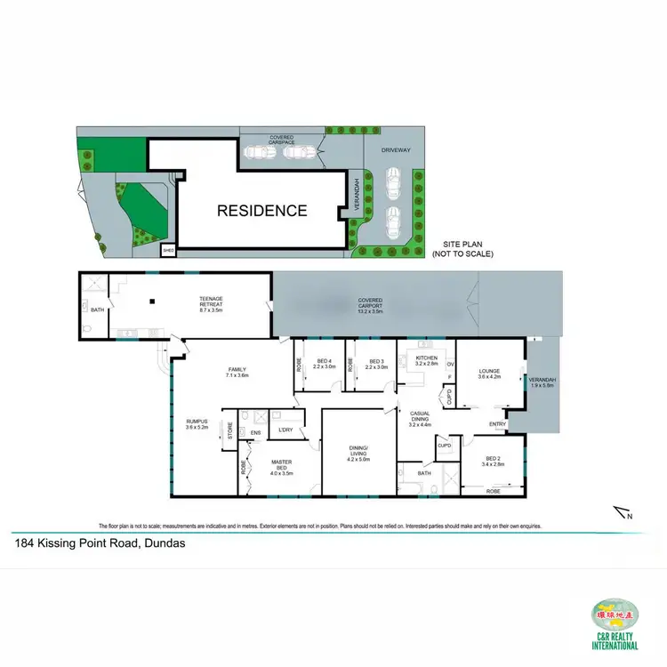 Floorplan of Homely house listing, 184 Kissing Point Road, Dundas NSW 2117