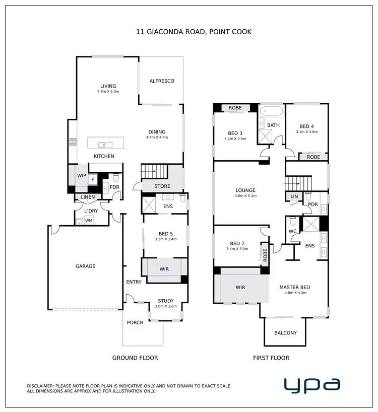 Floorplan of Homely house listing, 11 Giaconda Road, Point Cook VIC 3030