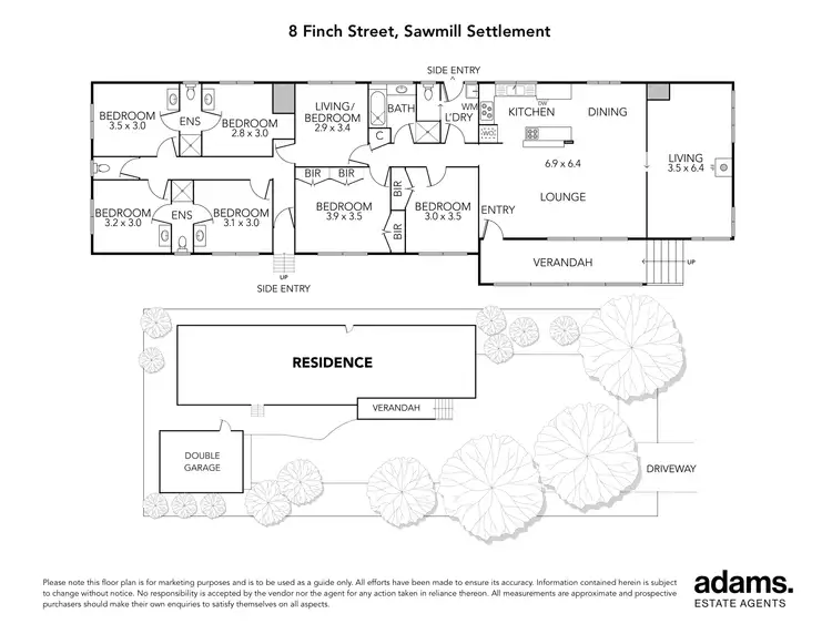 Floorplan of Homely house listing, 8 Finch Street, Sawmill Settlement VIC 3723
