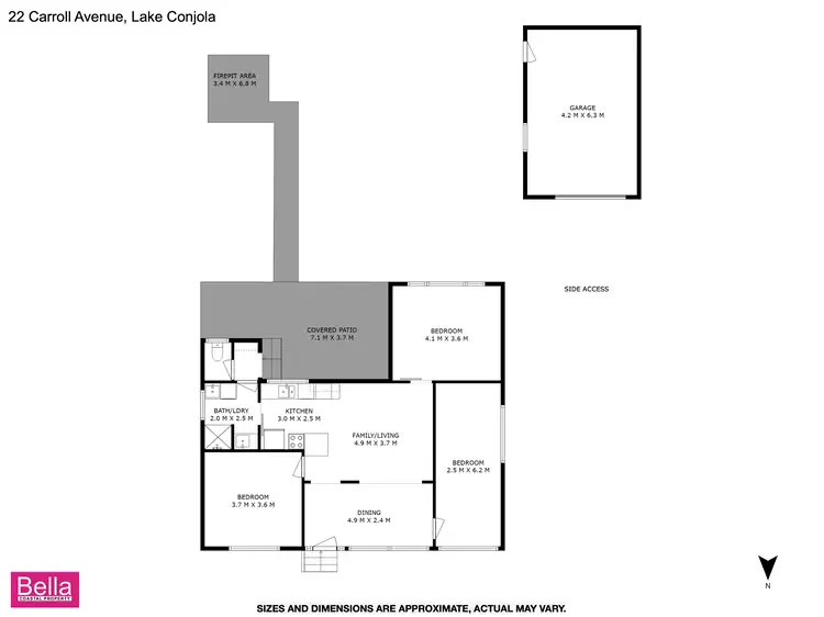 Floorplan of Homely house listing, 22 Carroll Avenue, Lake Conjola NSW 2539