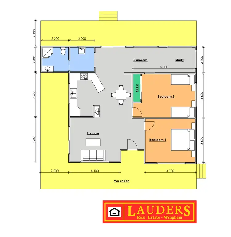 Floorplan of Homely rural property listing, 1694 Comboyne Road, Killabakh NSW 2429