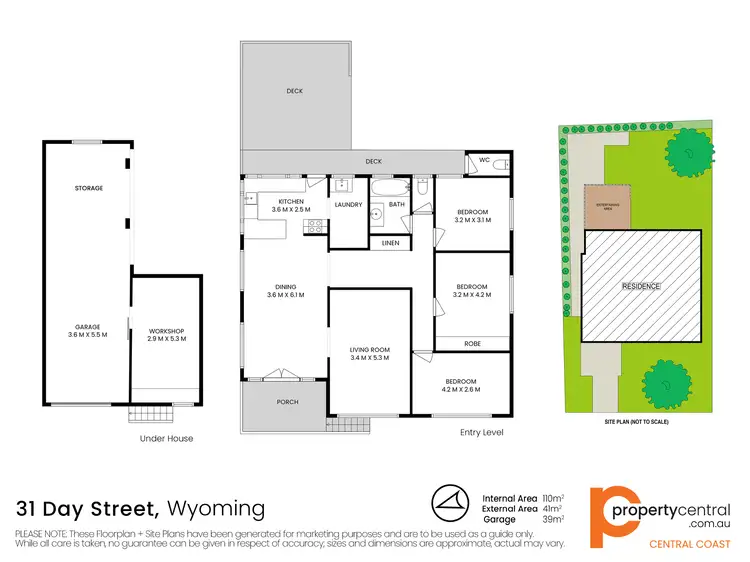 Floorplan of Homely house listing, 31 Day Street, Wyoming NSW 2250