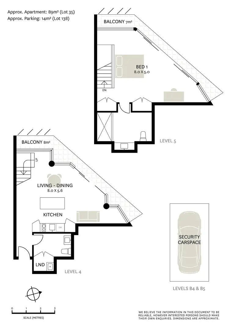 Floorplan of Homely apartment listing, 407/425-429 Bourke Street, Surry Hills NSW 2010
