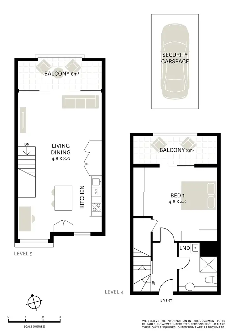 Floorplan of Homely apartment listing, 429H/780 Bourke Street, Redfern NSW 2016